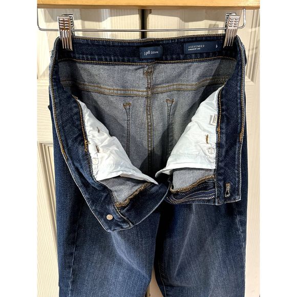 J. Jill Denim Weekender Dark Wash Slim Straight Leg Stretch Jeans 6 - Picture 11 of 11